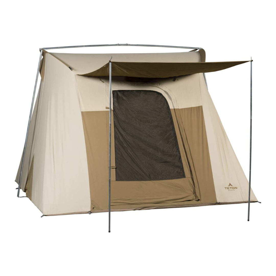 TETON Sports Mesa Canvas Tent, Waterproof, Family Tent, The Right Shelter for Your Base Camp - Mesa 10' | 6 Person Tent