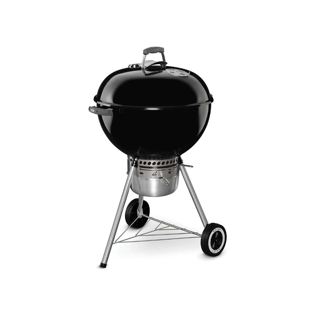 Weber 22-Inch Original Kettle Premium Charcoal Grill, Black