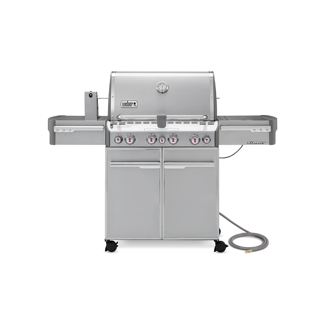 Weber Summit S-470 Stainless-Steel 580-Square-Inch 48,800-BTU Natural-Gas Grill 7270001