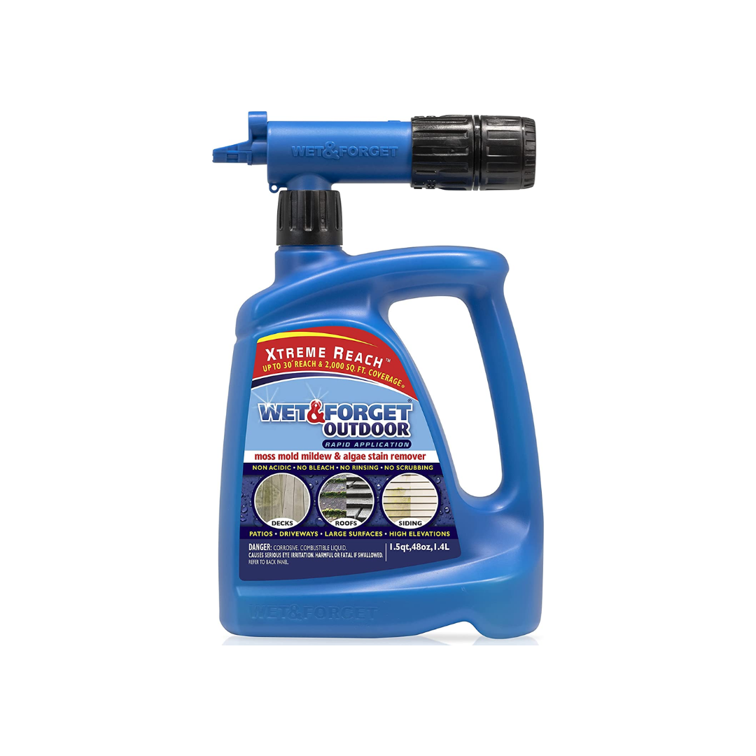 Wet & Forget Mildew Removal, Blue, 48 fl Ounce
