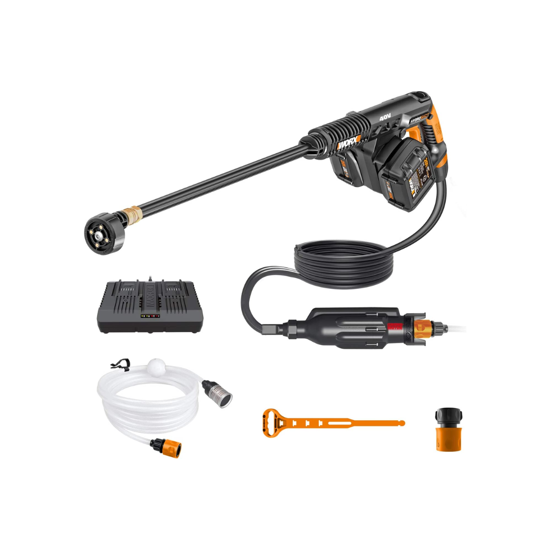 WORX WG649 Hydroshot Ultra 40V High Pressure Hand Held Cleaner Battery and Charger Included