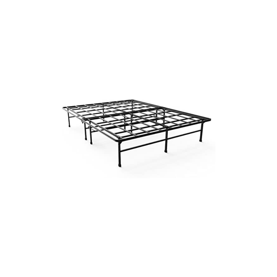 ZINUS SmartBase Super Heavy Duty Mattress Foundation with 4400lbs Weight Capacity / 14 Inch Metal Platform Bed Frame / No Box Spring Needed / Sturdy Steel Frame / Underbed Storage, Queen SM-SC-PRSK-14Q