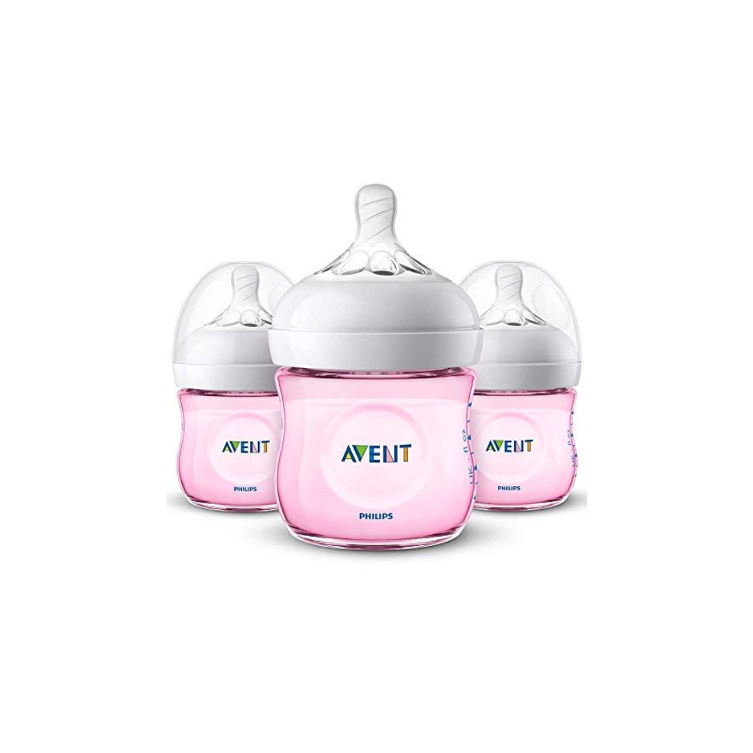 Philips Avent 4 Ounce Natural Baby Bottles - Pack of 3