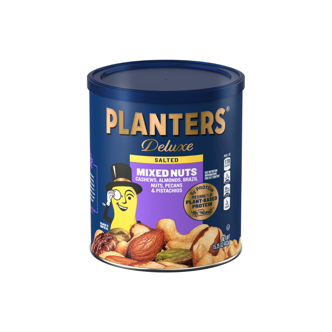PLANTERS Deluxe Mixed Nuts with Hazelnuts, 15.25 Ounce