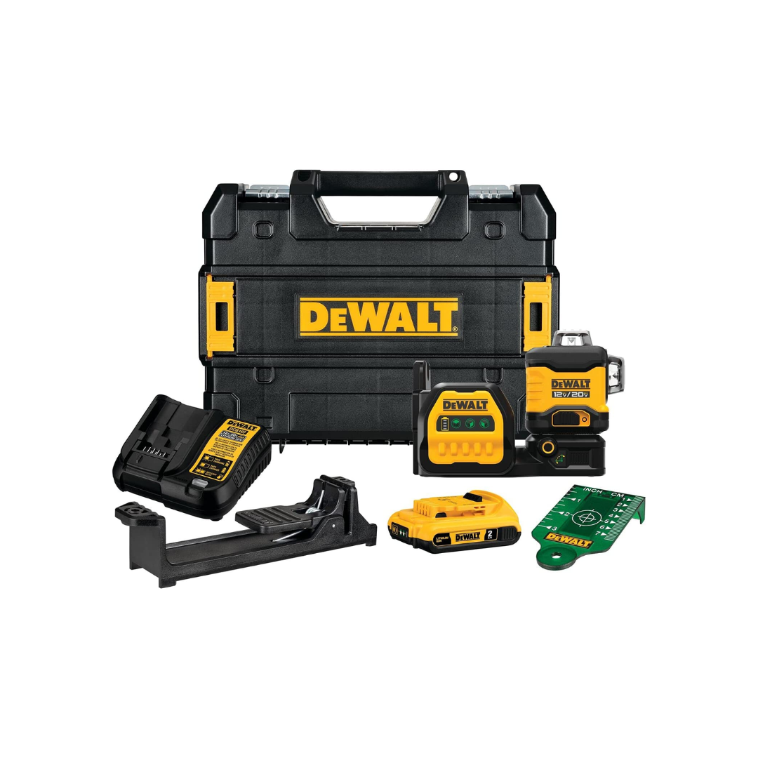 DEWALT DCLE34030G 20V MAX Laser Level Kit, 3 x 360, Green