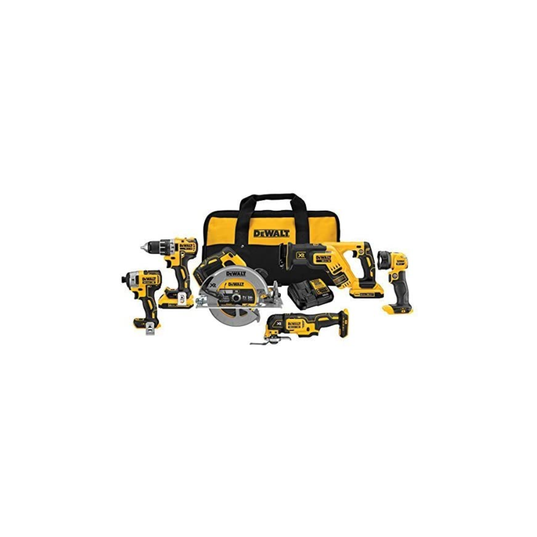 DEWALT DCK684D2 20V MAX XR Brushless Combo Kit, Compact 6-Tool