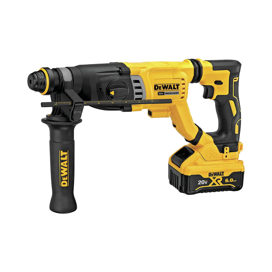 DEWALT DCH263R2 20V MAX Rotary Hammer, SDS Plus Kit, 1-1/8-Inch, Cordless