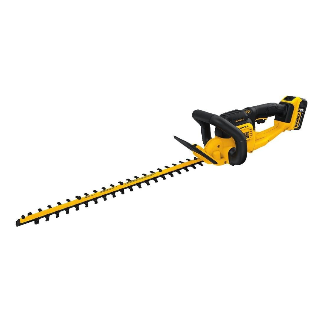 DEWALT DCHT820P1 20V MAX Cordless Hedge Trimmer, 5.0 Ah, 22-Inch