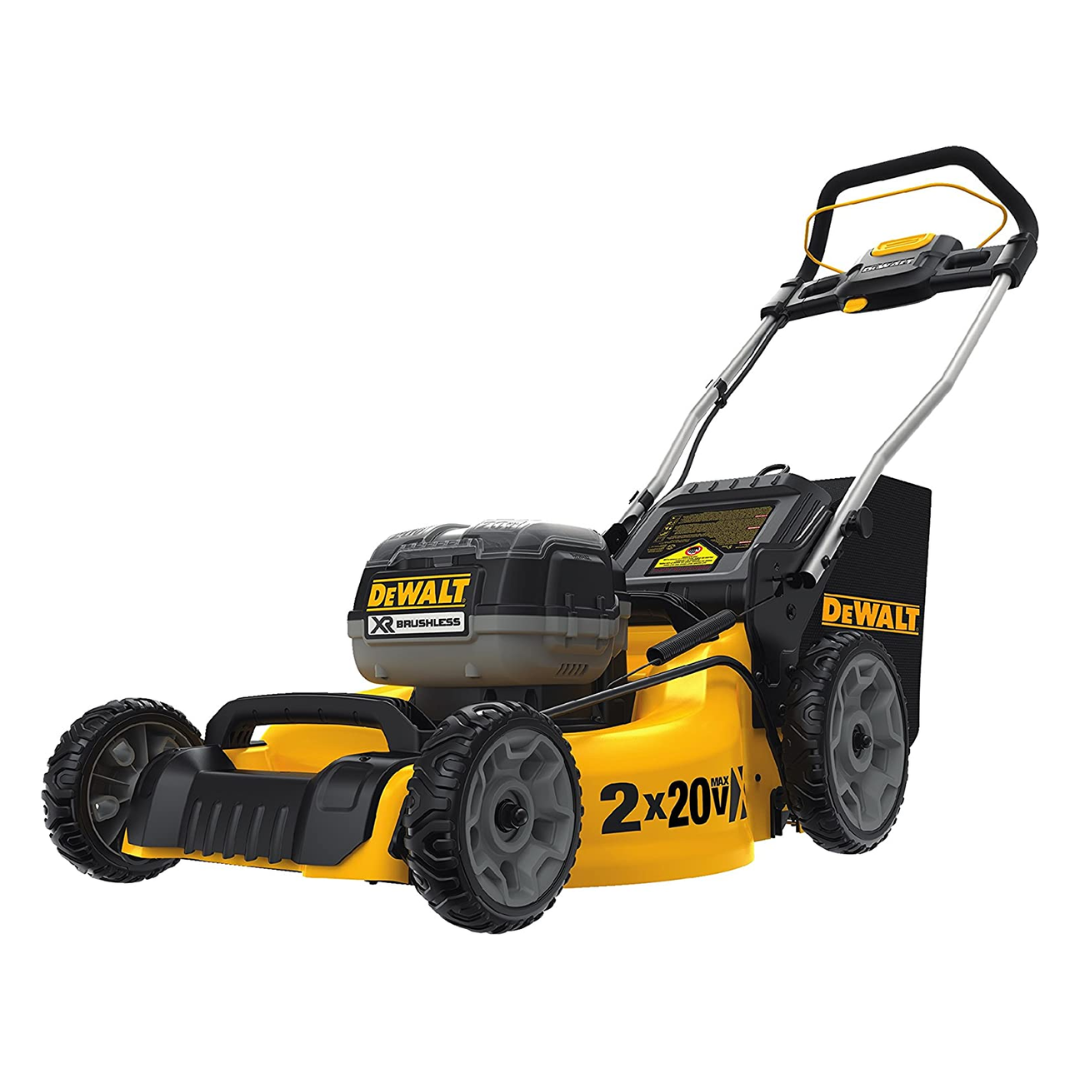 DEWALT DCMW220P2 20V MAX Lawn Mower, 3-in-1, 2 Batteries