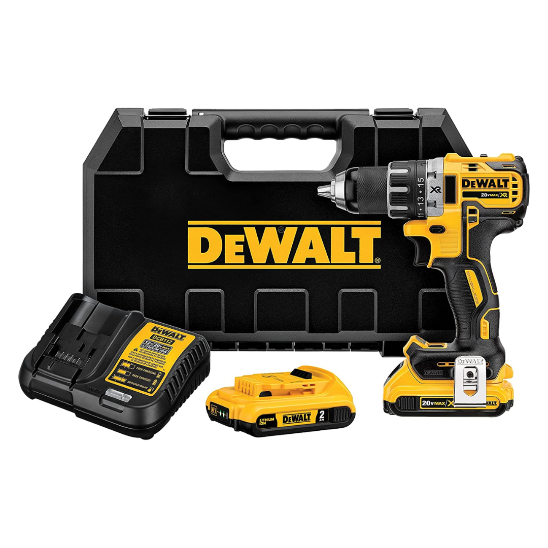 DEWALT DCD791D2 20V MAX Cordless Drill / Driver Kit, Brushless, 1/2-Inch