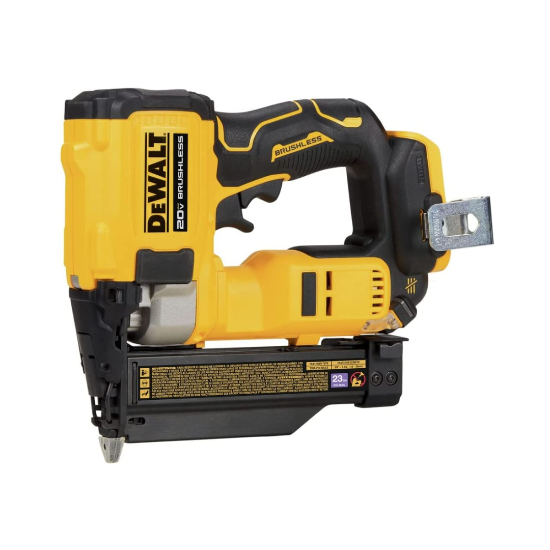 DEWALT DCN623B ATOMIC Compact Series™ 20V MAX Brushless Cordless 23 Ga. Pin Nailer, Tool Only