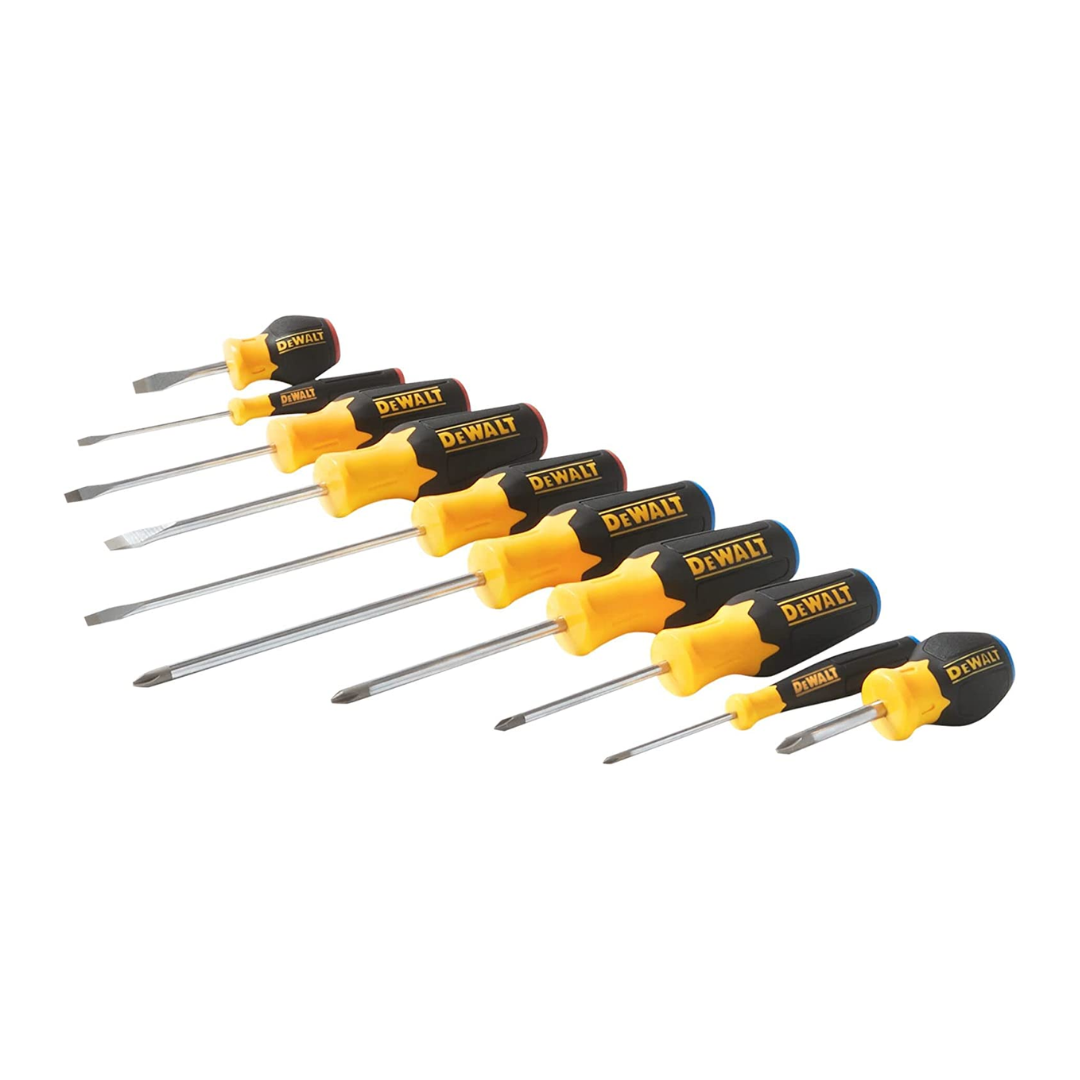 DEWALT DWHT62513 Screwdriver Set, 10 Piece , Yellow