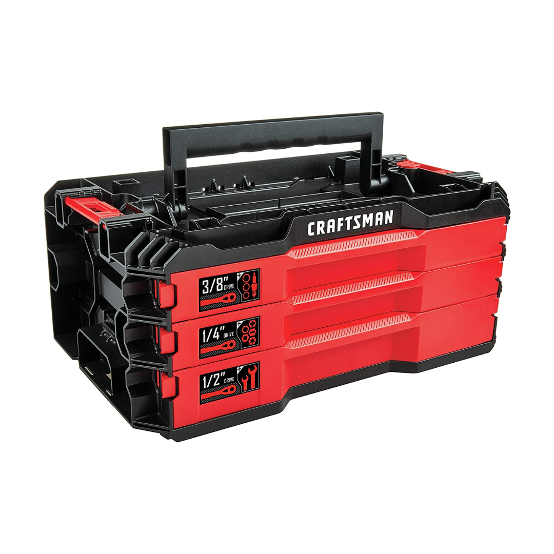 CRAFTSMAN CMMT99206 Mechanics Tools Kit with 3 Drawer Box, 216-Piece