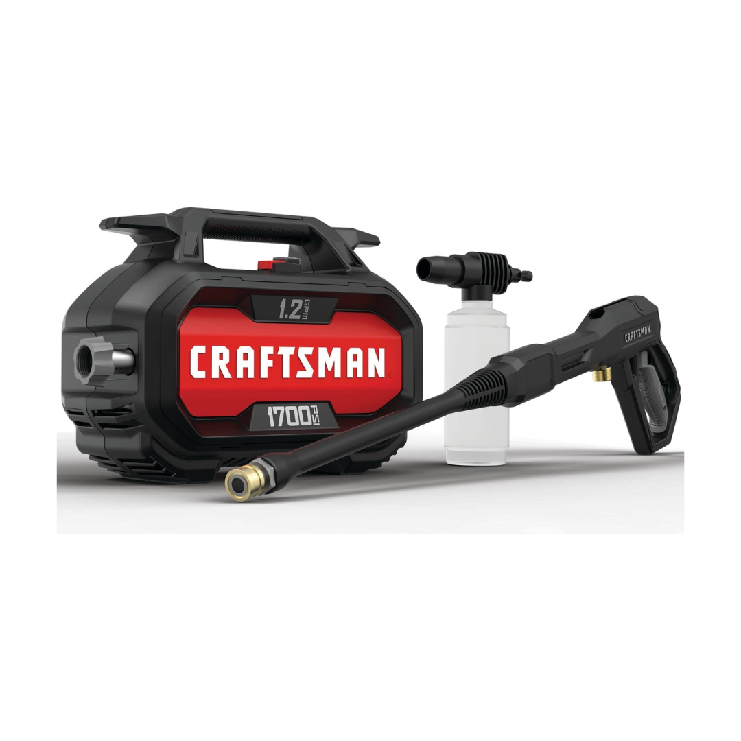 CRAFTSMAN CMEPW1700 Electric Pressure Washer, Cold Water, 1700-PSI, 1.2-GPM, Corded