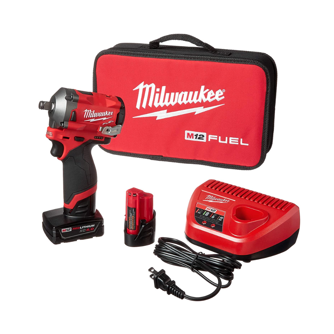 MILWAUKEE ‎2555-22 M12 FUEL STUBBY 1/2" IMPACT WRENCH KIT