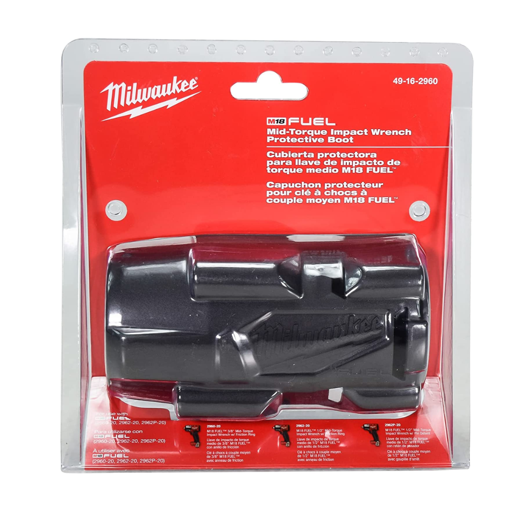 MILWAUKEE 49-16-2960 M18 Fuel Mid-Torque Impact Wrench Rubber Protective Boot