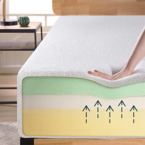 ZINUS Ultima Memory Foam Mattress / Short Queen Size for RVs, Campers & Trailers / Mattress-in-a-Box