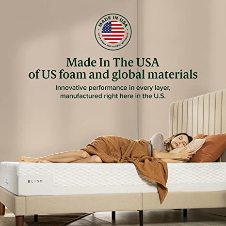 ZINUS 10 Inch Bliss Memory Foam Mattress