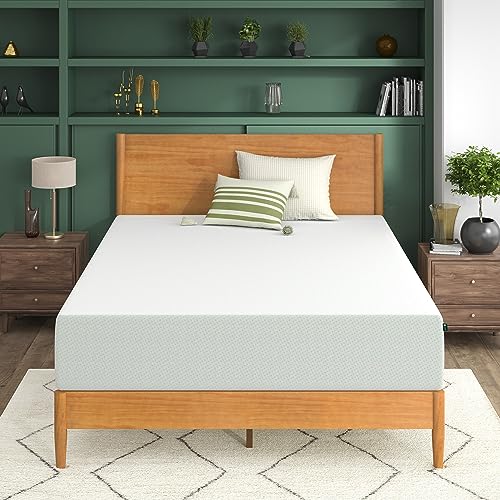 ZINUS 12 Inch Green Tea Memory Foam Mattress / Patented Custom Contour Support / Sturdy Base Foam/ CertiPUR-US Certified / Bed-in-a-box , California King, White