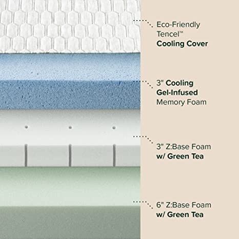 ZINUS Bliss Memory Foam Mattress - 12 Inch