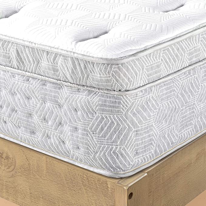 ZINUS Italian Made 12 Inch Pocket Spring Hybrid Mattress