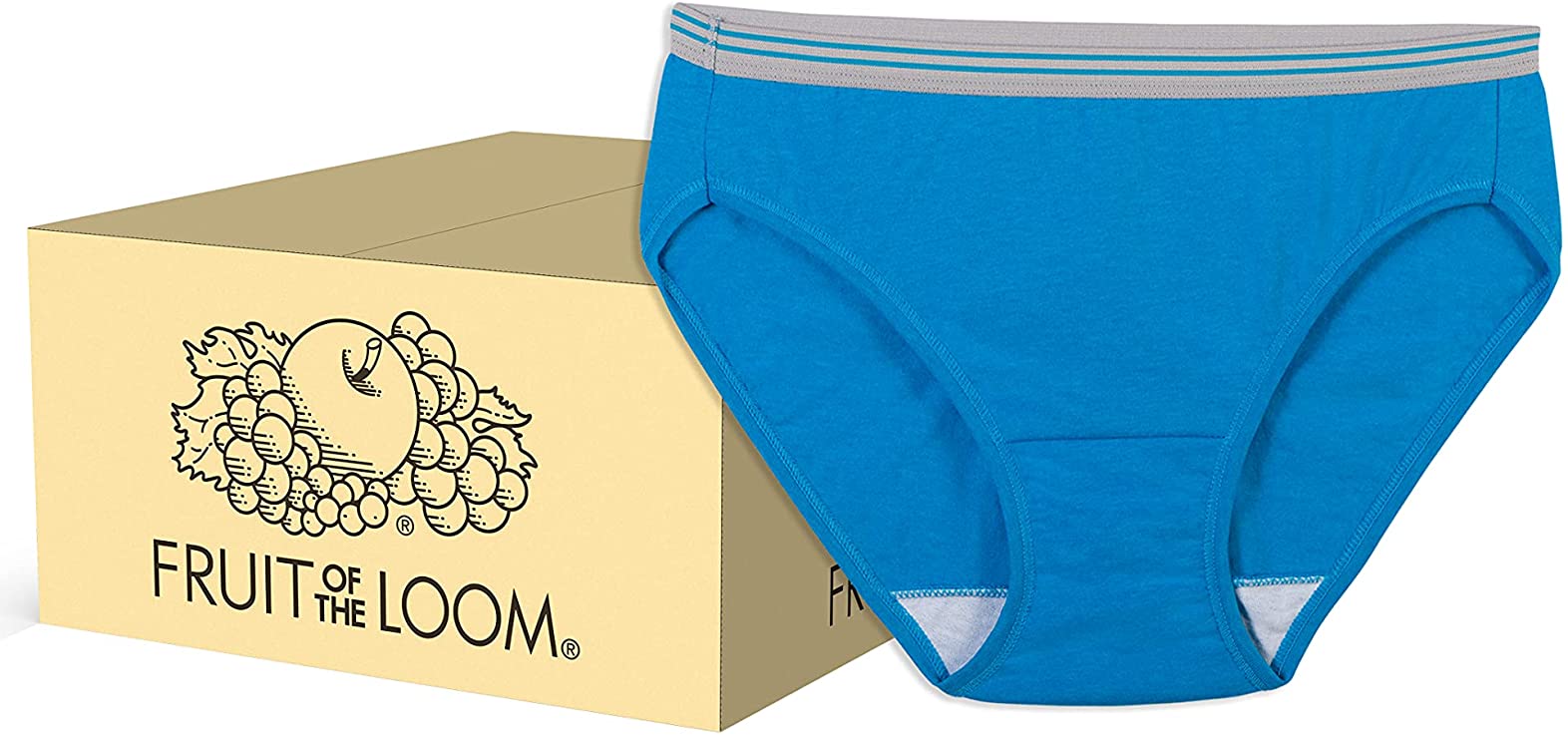 Fruit of the Loom Women's Tag Free Cotton Bikini Panties