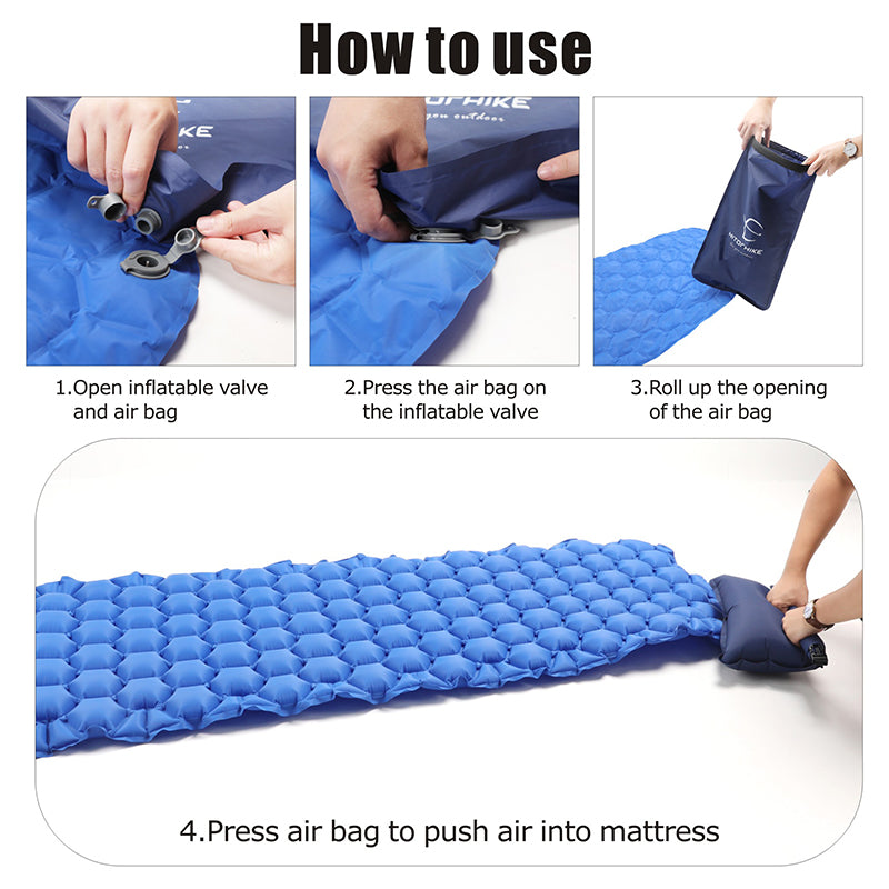Summerella Cushionate, the Inflatable Cushion Sleeping Pad Single Inflatable Sleeping cushion Ultralight Waterproof cushion for outdoor activities