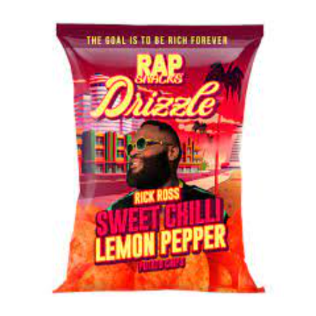 Rap Snacks Rick Ross Sweet Chili Lemon Pepper Potato Chips, 2.5 Ounce