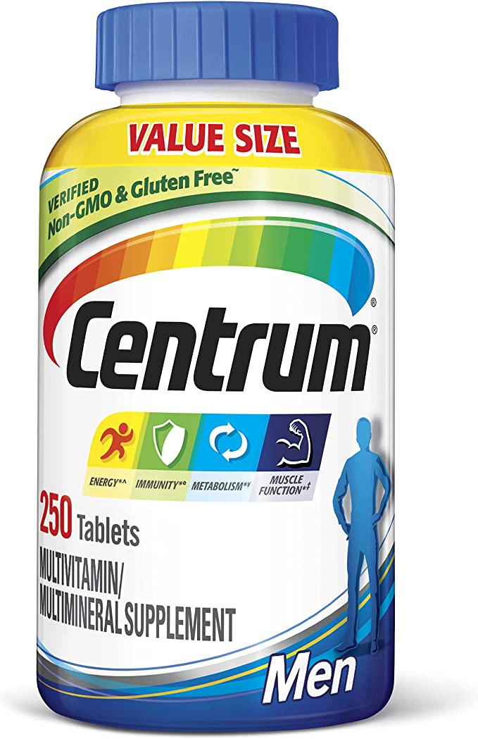 Centrum Multivitamin for Men, Multivitamin/Multimineral Supplement - 250 Count