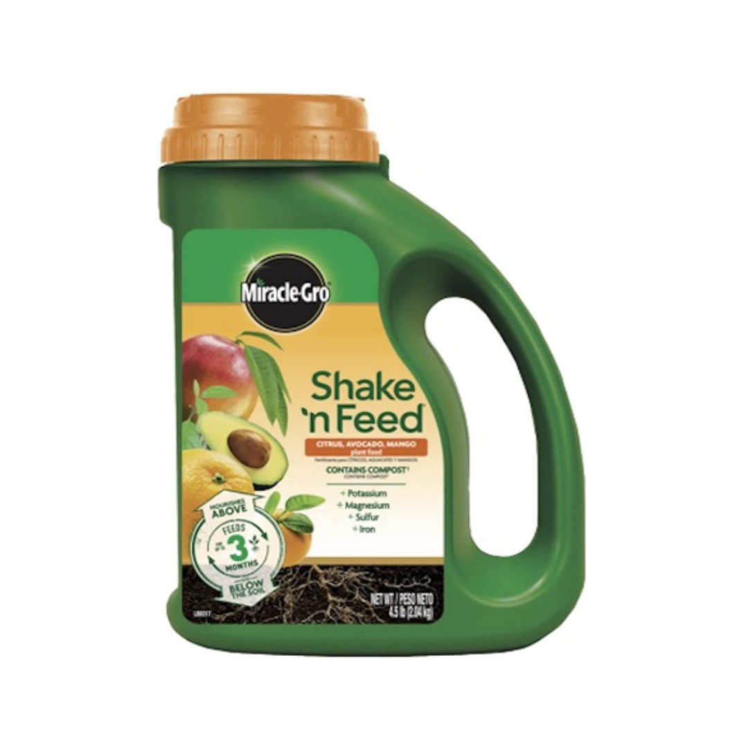 Miracle-Gro Shake 'N Feed Citrus, Avocado, Mango Plant Food, 4.5 lb.