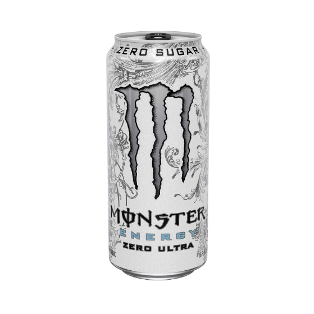 Monster Energy Zero Ultra, Sugar Free Energy Drink 16 Ounce - Pack of 24
