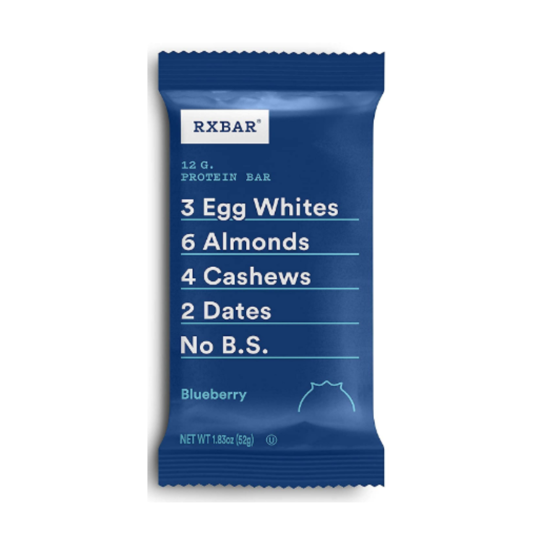 RXBAR, Blueberry, Protein Bar, Breakfast Bar, High Protein Snack, 1.83 Ounce - Pack of 12