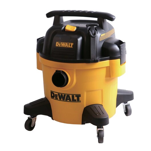 DEWALT DXV06P 6 Gallon Poly Wet-Dry Vacuum, Yellow