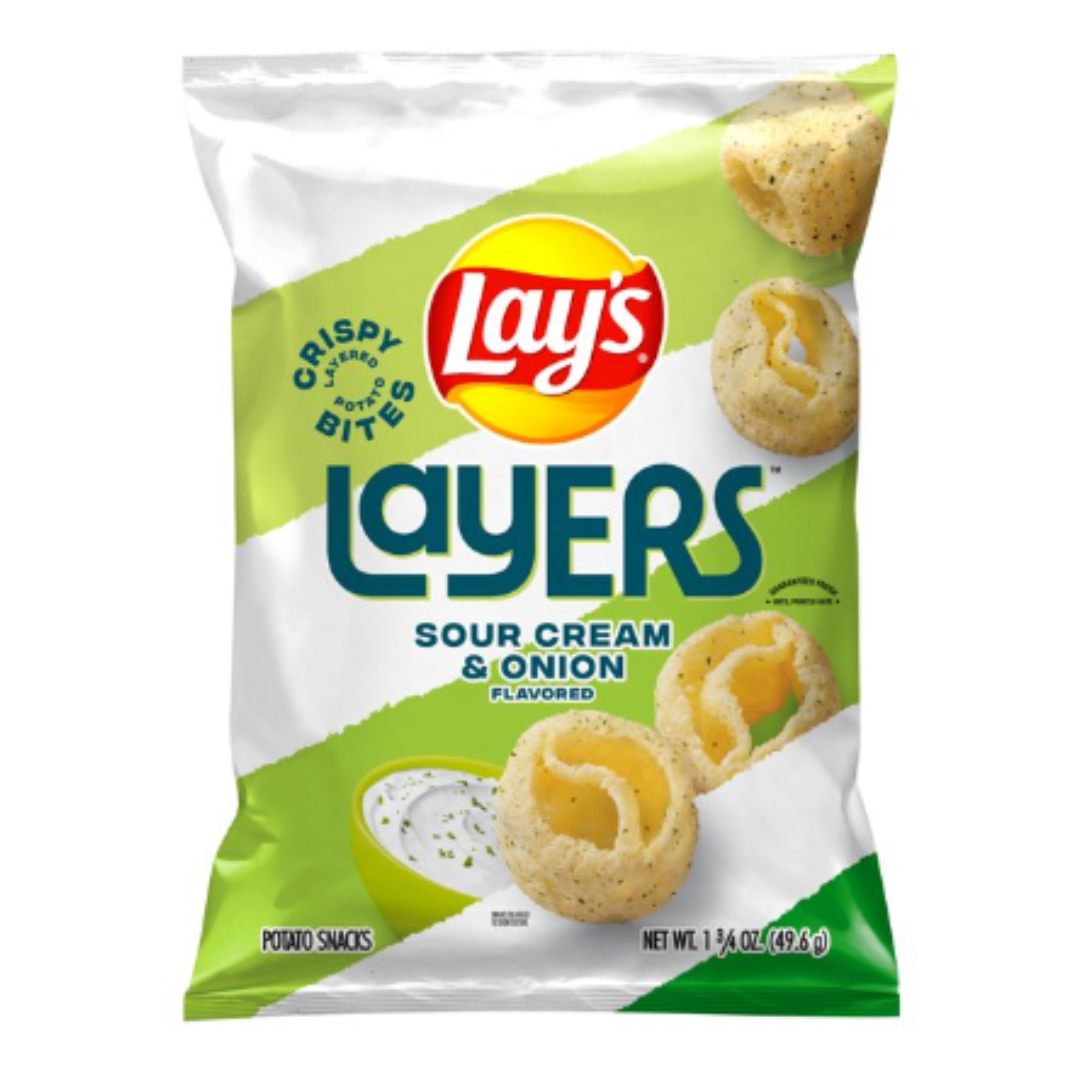 Lay's Potato Chips Sour Cream & Onion, 1.75 Ounce