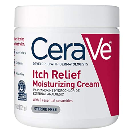 CeraVe Moisturizing Cream for Itch Relief, Anti Itch Cream - 19 Ounce