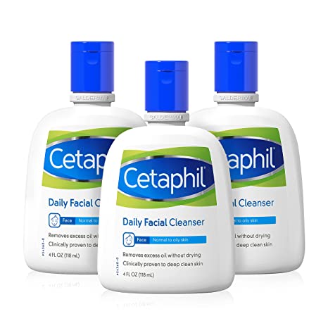 Cetaphil Daily Facial Cleanser - 4oz (Pack of 3)