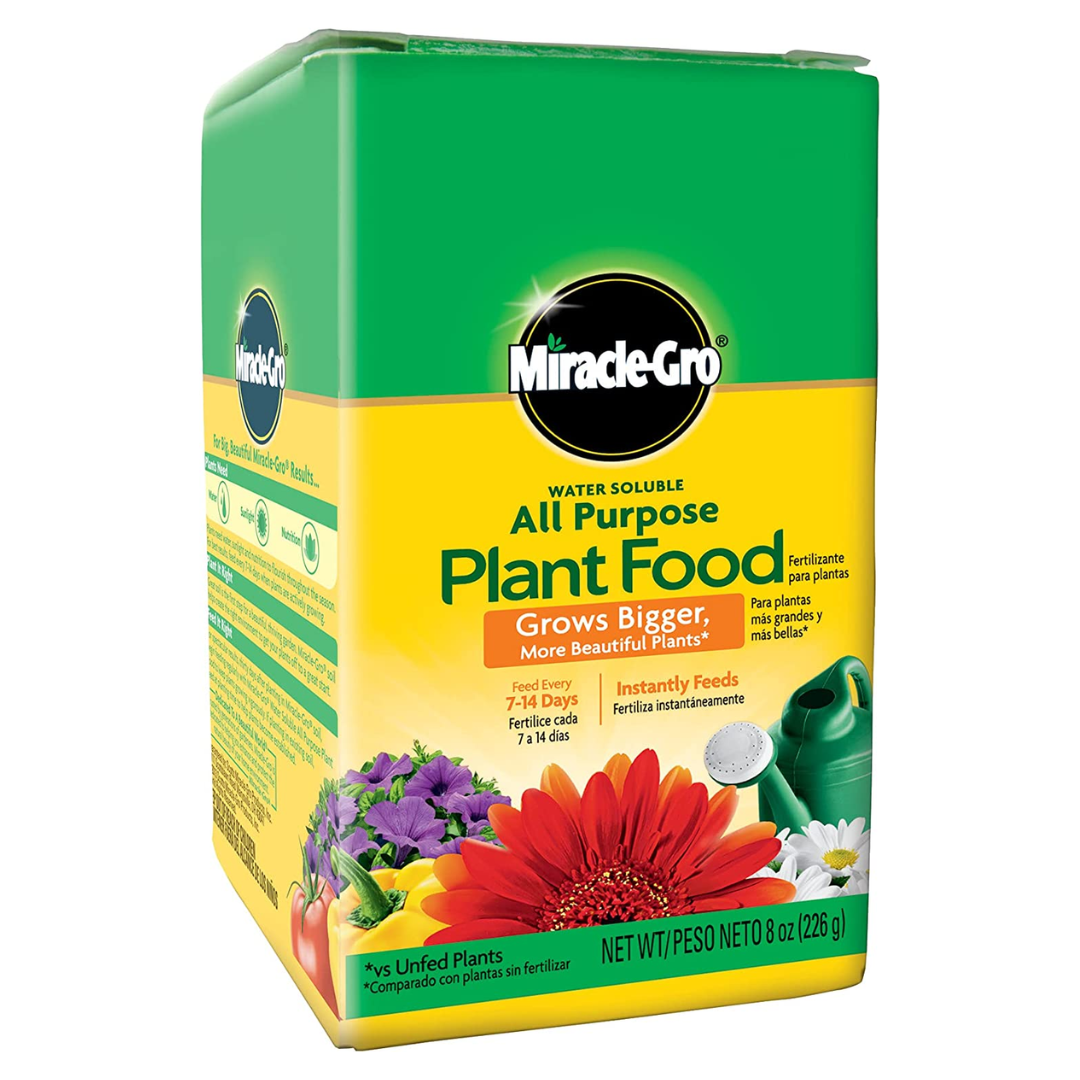 Miracle-Gro Water Soluble All Purpose Plant Food, 8 Ounce