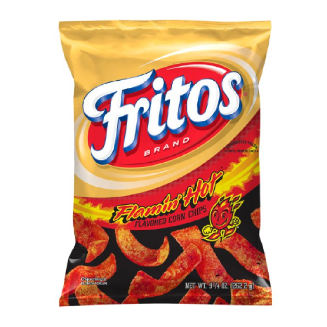 Fritos Flamin' Hot Flavored Corn Chips, 9.25 Ounce