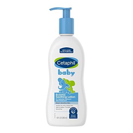 Cetaphil Baby Eczema Soothing Lotion with Colloidal Oatmeal , Itchy and Irritated Skin - 10 Fl. Oz