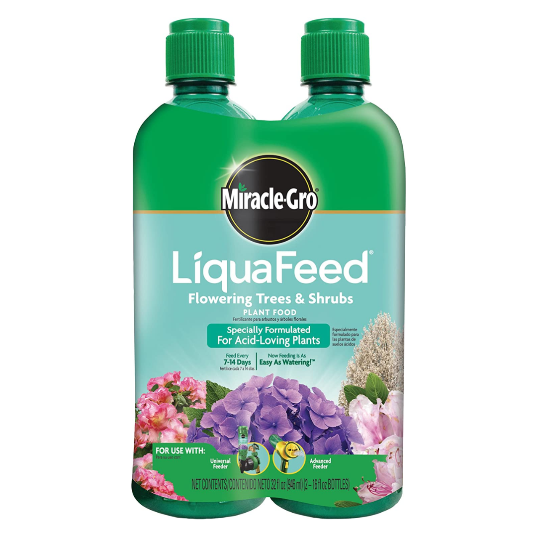 Miracle-Gro LiquaFeed Flowering Trees & Shrubs Plant Food - Pack of 2