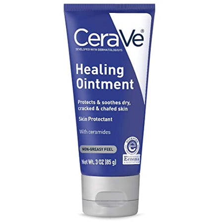 CeraVe Healing Ointment, Moisturizing Petrolatum Skin Protectant for Dry Skin - 3 Ounce