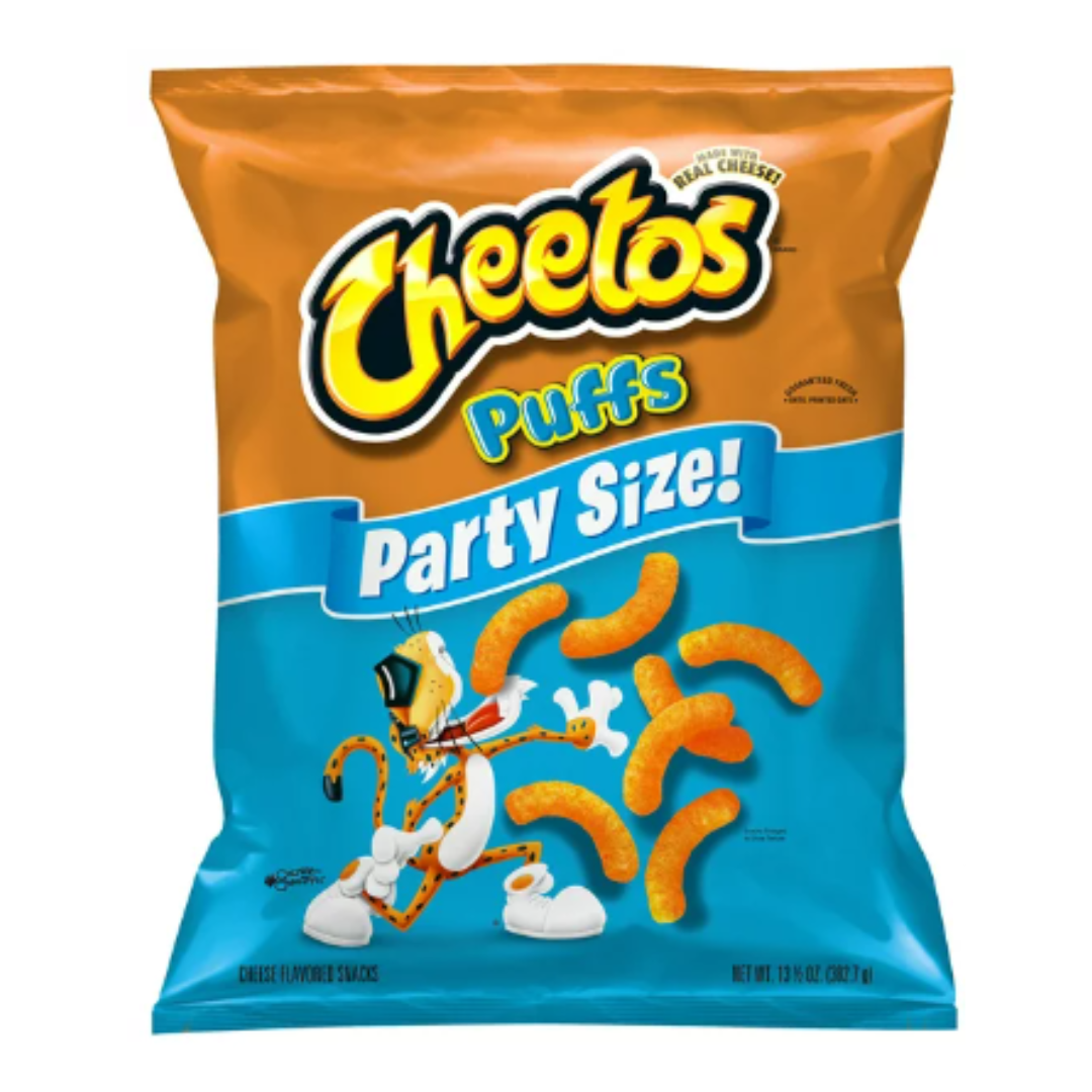 Cheetos Puffs Cheese Flavored Snacks, Party Size, 13.5 Ounce