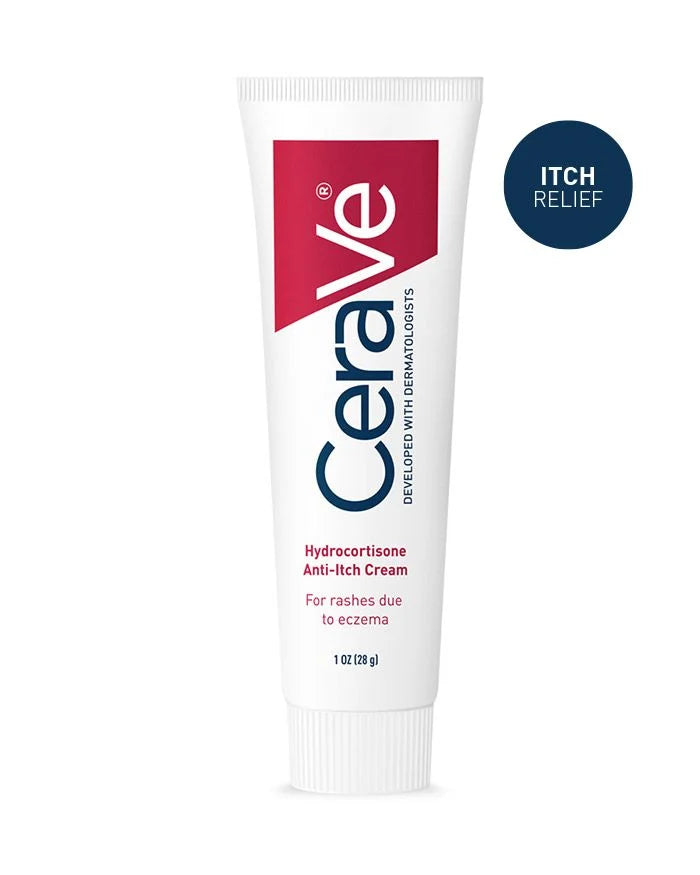 CeraVe Hydrocortisone Cream 1% Anti-Itch Cream, Itch Relief Cream - 1 Ounce