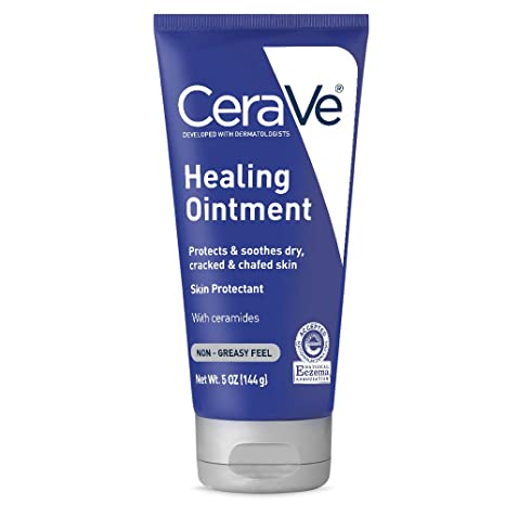CeraVe Healing Ointment, Moisturizing Petrolatum Skin Protectant for Dry Skin - 5 Ounce