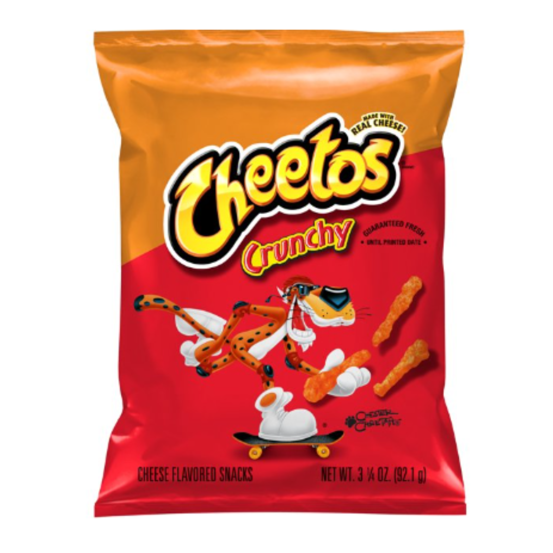 Cheetos Crunchy Cheese Flavored Snacks, 3.25 Ounce