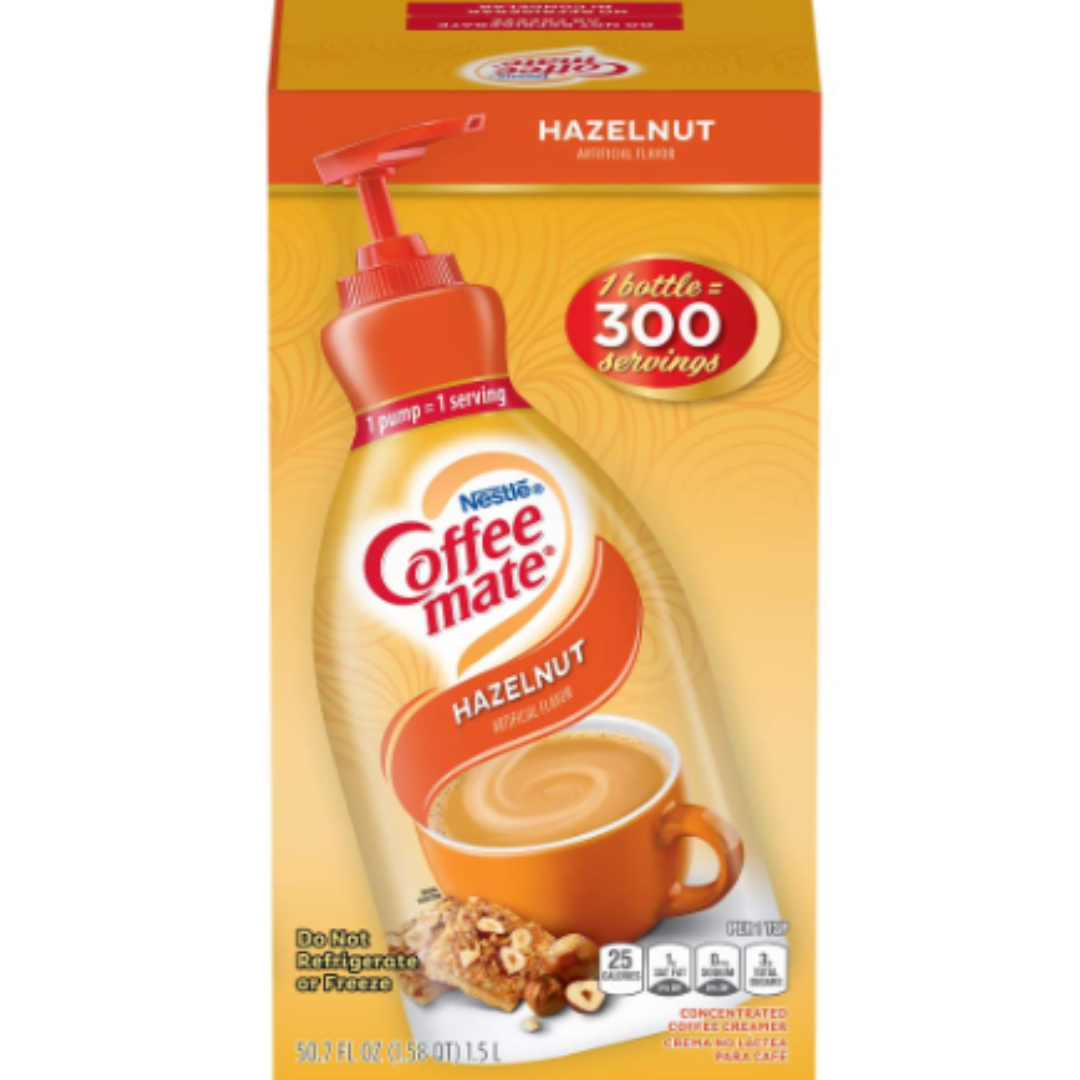 Nestle Coffee mate Coffee Creamer, Hazelnut, 50.7 Ounce