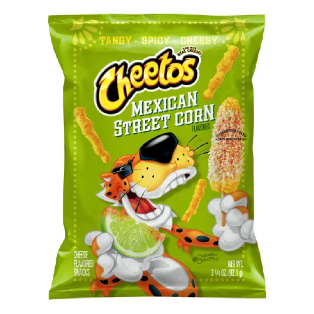Cheetos Cheese Flavored Snacks Mexican Street Corn 3.25 Ounce