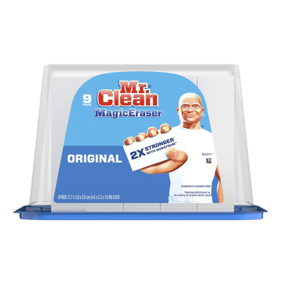 Mr. Clean Magic Eraser Original, Cleaning Pads with Durafoam - Pack of 9