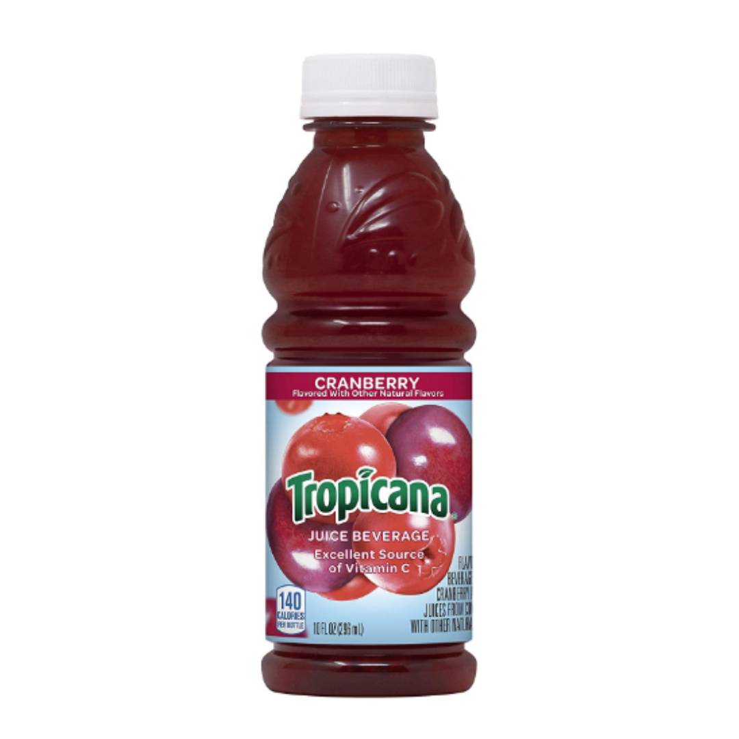 Tropicana Cranberry Cocktail Juice, 10 Ounce - Pack of 24