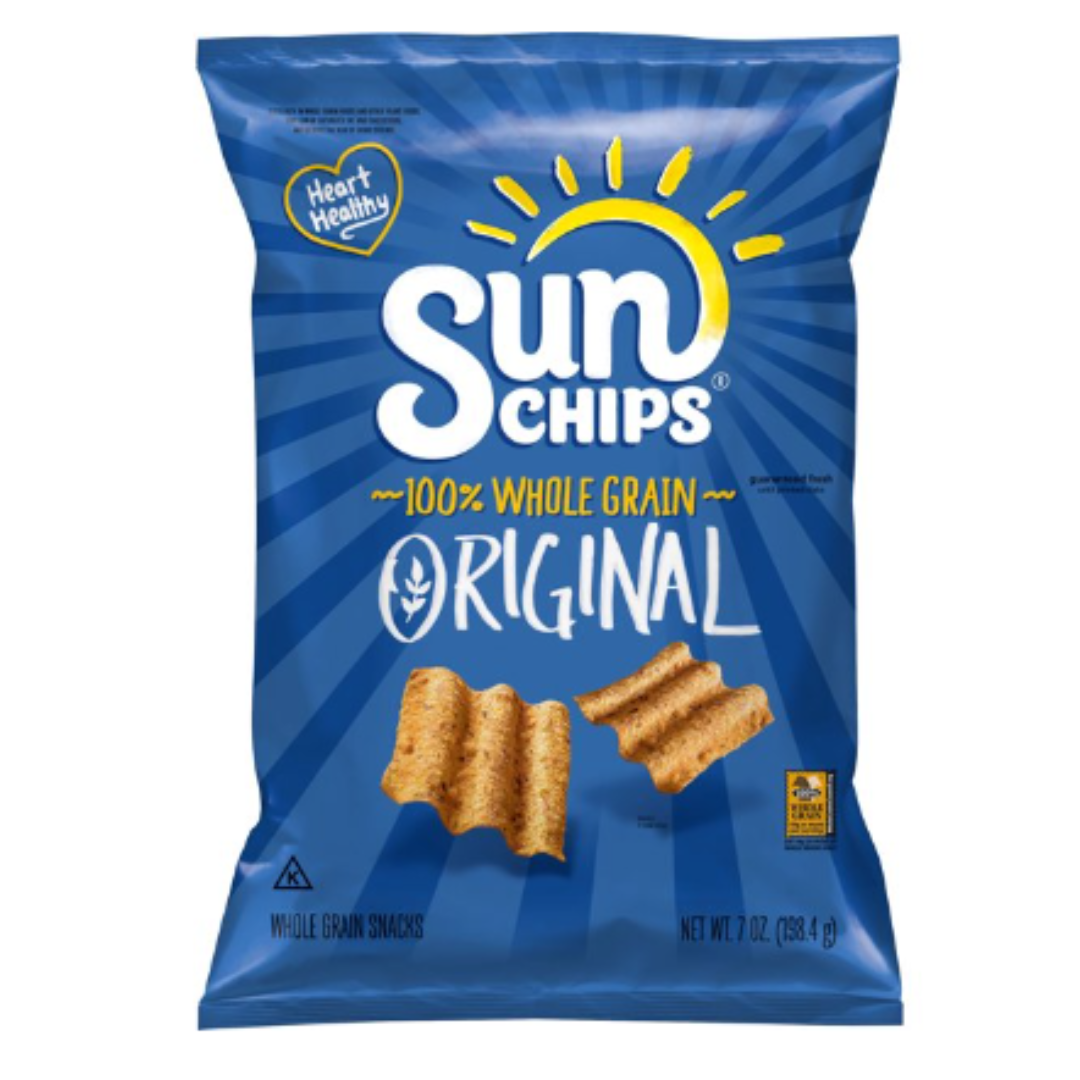 SunChips Whole Grain Snacks, Original, 7 Ounce